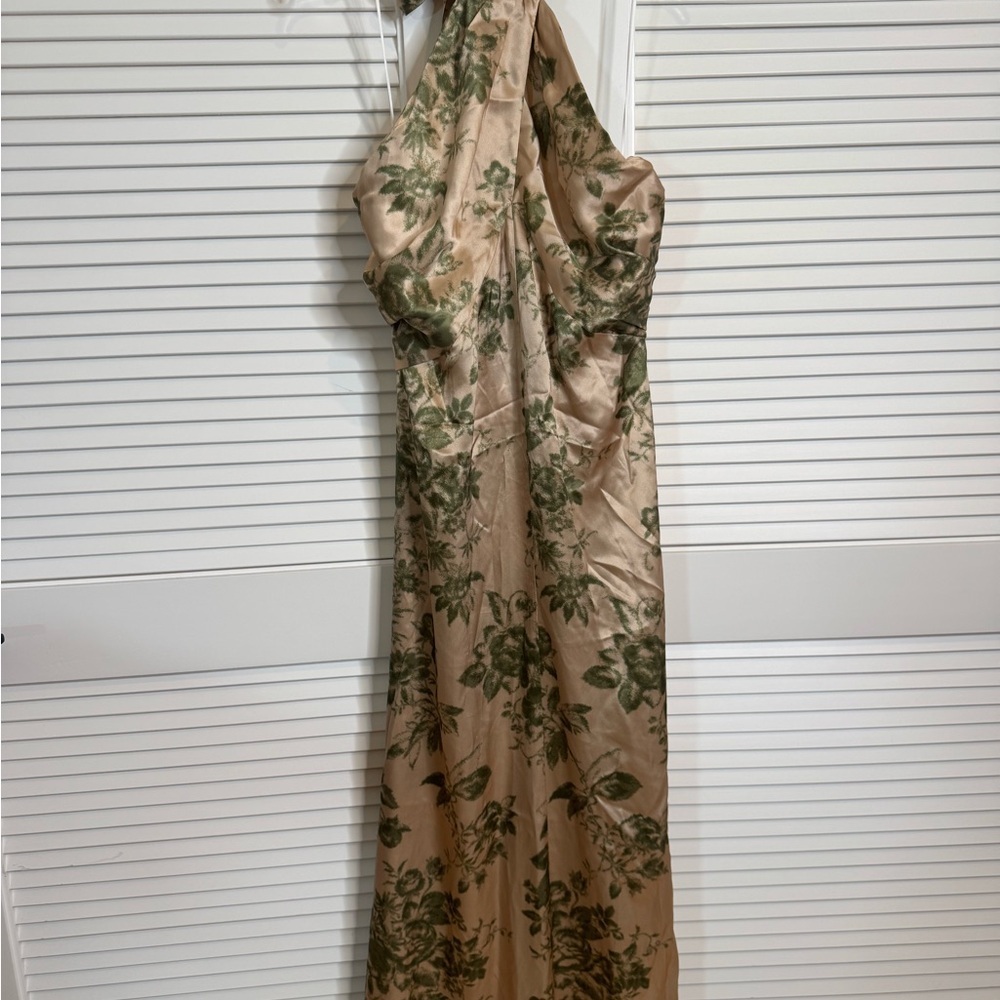 Reformation Veria Silk Maxi Dress Symphonic Brand New - Picture 7 of 10